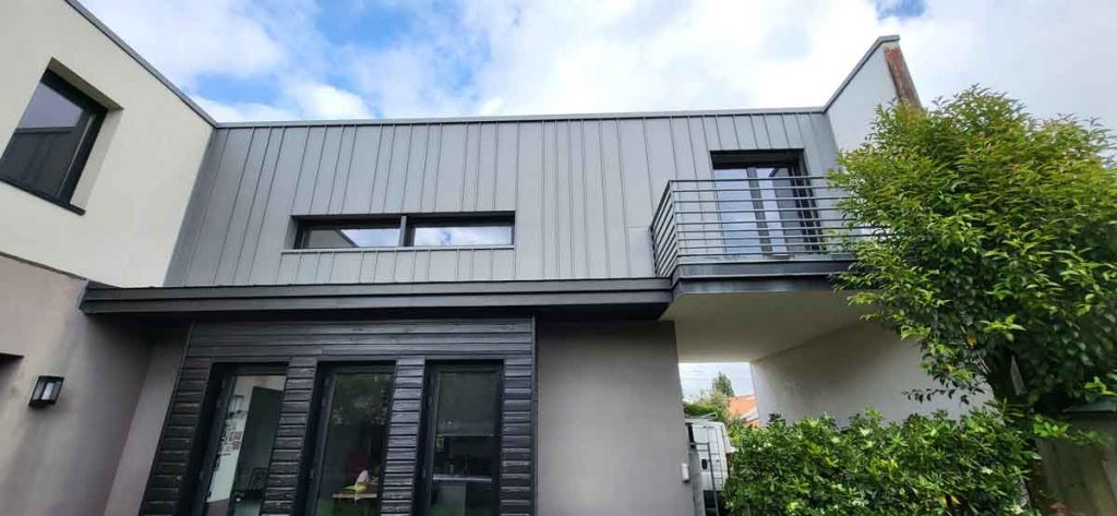 Travaux de bardage en zinc à Pessac