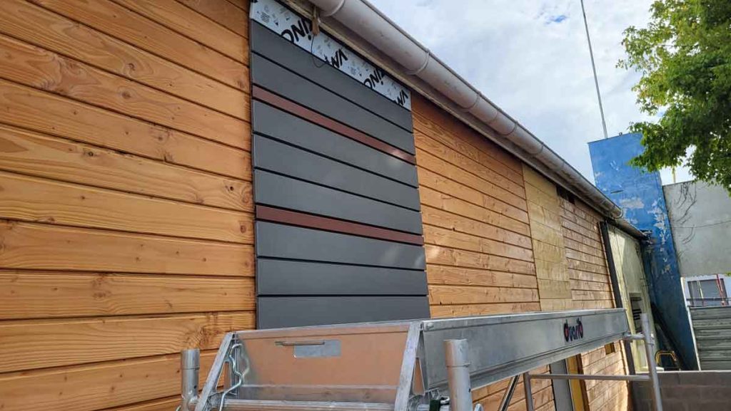 Réalisation de bardage à Gradignan