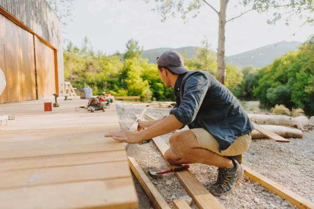 Construction d'un terrasse en bois à Bordeaux
