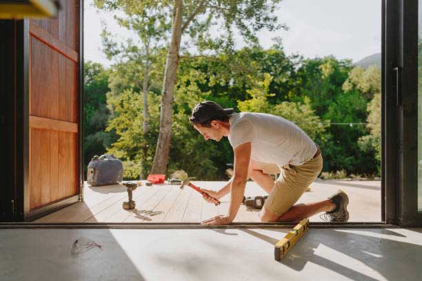 Construction d'une terrasse au Taillan-Médoc