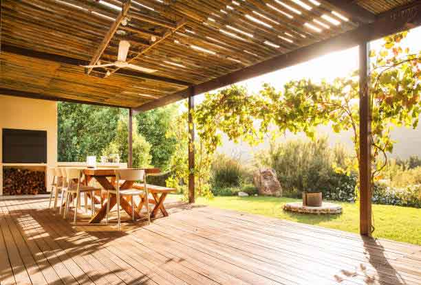 Construction d'une terrasse en bois en Gironde